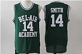 Bel-Air Academy 14 Will Smith Green Stitched Movie Jersey,baseball caps,new era cap wholesale,wholesale hats